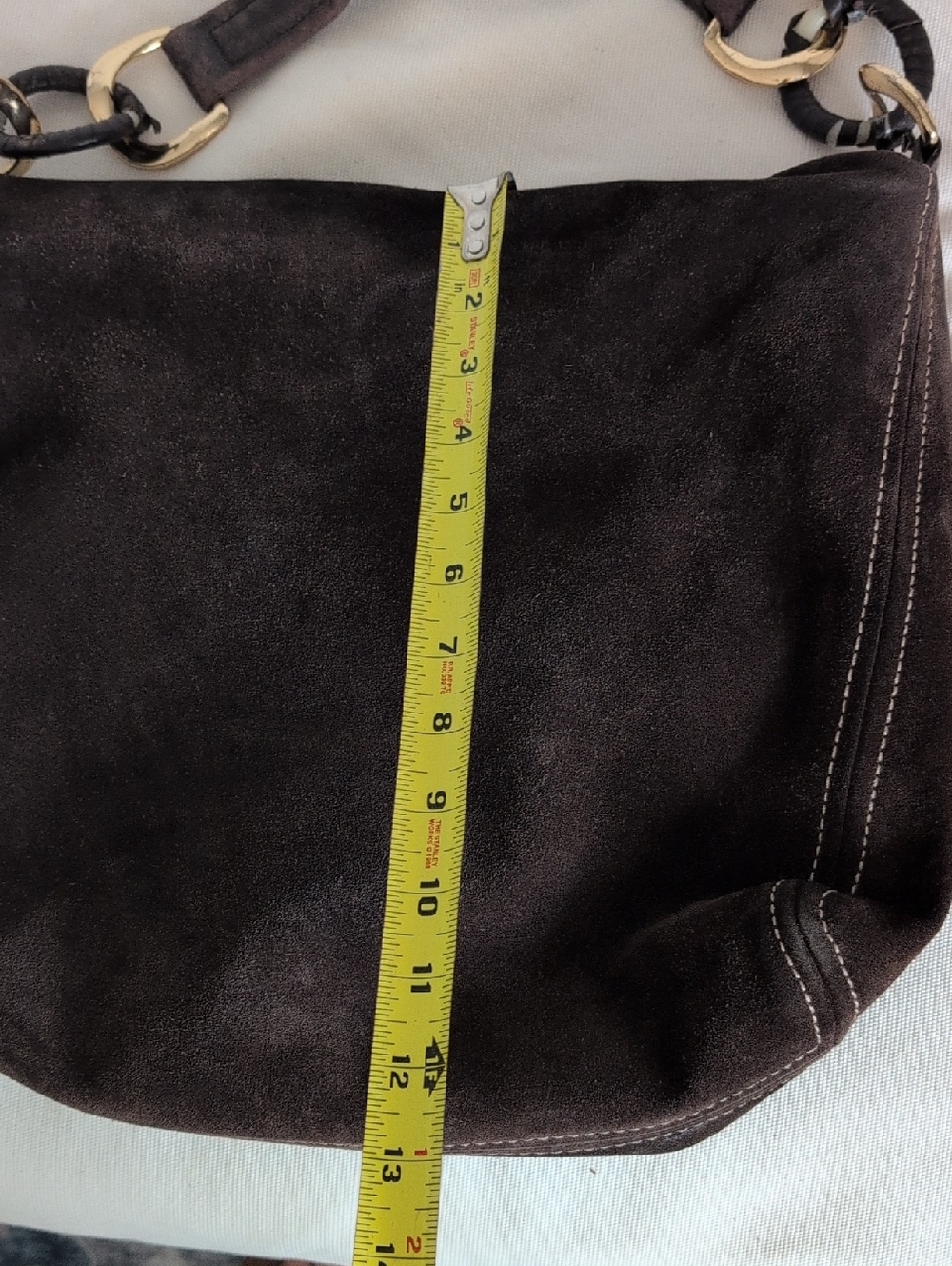 2016 Michael Kors Brown Suede Hobo Bag - Picture 9 of 15